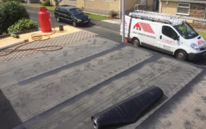 firestone rubber roofing work